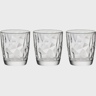 Bormioli Rocco Drinkglazen Diamond - 3x - glas - 305 ml