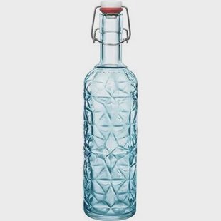 Bormioli Rocco Beugelfles | Weckfles Oriente - Blauw - 1 liter