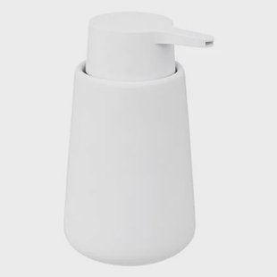 5Five Zeeppompje - keramiek - wit - 250 ml - zeepdispenser