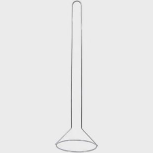 MSV Wc|toiletrolhouder reservoir - metaal - chrome zilver - 50 cm