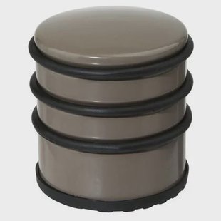 5five Deurstopper - rond - taupe - metaal - 7 x 7,5 cm