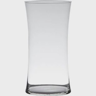 Hakbijl Glass Bloemenvaas - glas - transparant - D15 x H30 cm Hakbijl Glass Bloemenvaas - glas - transparant - D15 x H30 cm