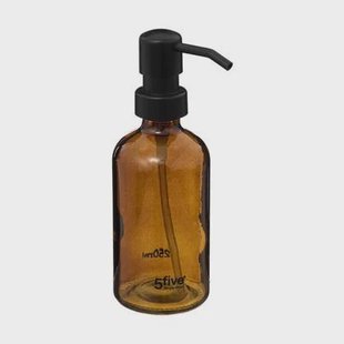 5Five Zeeppompje - van glas - bruin - 250 ml
