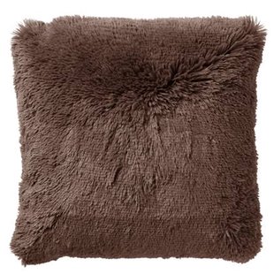 Dutch Decor sierkussen FLUFFY - 60x60 cm Chocolate Martini