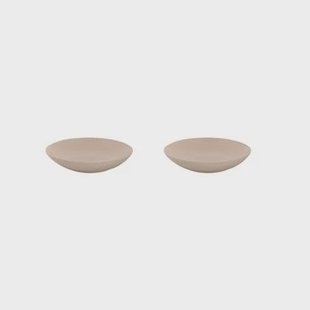 Mammoet - Spirit - Bord diep - Pastabord - 2 stuks - ø 21,5 cm - Wit