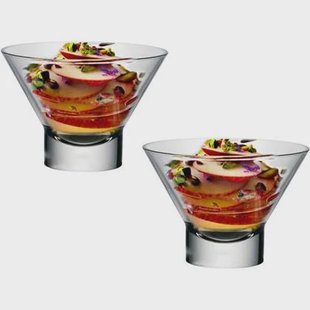 Bormioli Rocco IJscoupes - Sorbetglazen - Ypsilion - 375 ml - 2 stuks