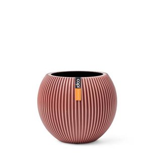 Capi Europe Vaas bol Groove Colours - 12x10 - Roze Capi Europe Vaas bol Groove Colours - 12x10 - Roze
