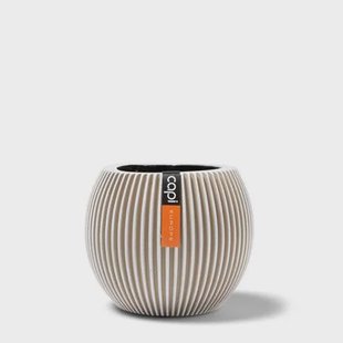 Capi Europe - Vaas bol Groove - 10x9 - Ivoor