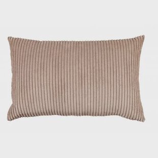 Sierkussen Ribbels - Roze - Polyester - 35x55x0cm (BxHxD)