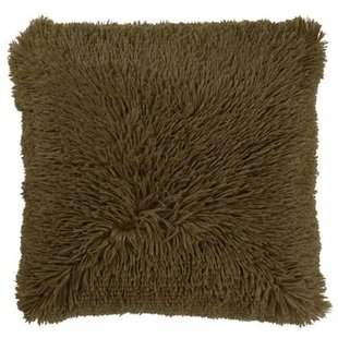 Dutch Decor sierkussen FLUFFY - 60x60 cm Military Olive