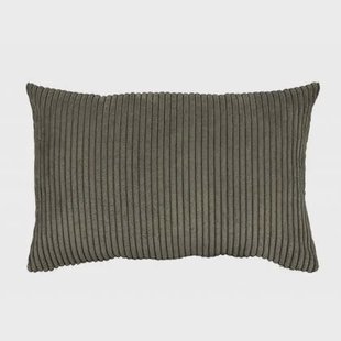 Sierkussen Ribbels - Groen - Polyester - 35x55x0cm (BxHxD)