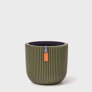 Capi Europe Bloempot bol Groove Colours - 17x15 - Groen Capi Europe Bloempot bol Groove Colours - 17x15 - Groen