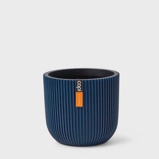 Capi Europe Bloempot bol Groove Colours - 9x8 - Donkerblauw Capi Europe Bloempot bol Groove Colours - 9x8 - Donkerblauw