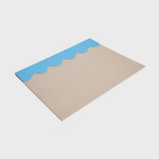 Printworks Bureau Onderlegger - Beige|Blauw Printworks Bureau Onderlegger - Beige|Blauw
