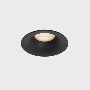 QAZQA Moderne inbouwspot zwart GU10 50mm - Gijs