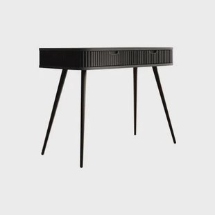 Meubella - Kaptafel Zakari - Zwart - 103 cm Meubella - Kaptafel Zakari - Zwart - 103 cm