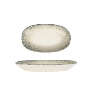 Bonna Serveerschaal - Sway - Porselein - 19x11 cm - set van 2