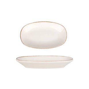 Bonna Serveerschaal - Retro - Porselein - 15x8.5 cm - set van 4