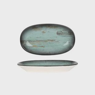 Bonna Serveerschaal - Madera - Porselein - 15x8.5 cm - set van 4