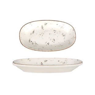 Bonna Serveerschaal - Grain - Porselein - 15x8.5 cm - set van 4