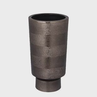 PTMD - Pot Erga - Zwart - 26.5x26.5x50.5cm