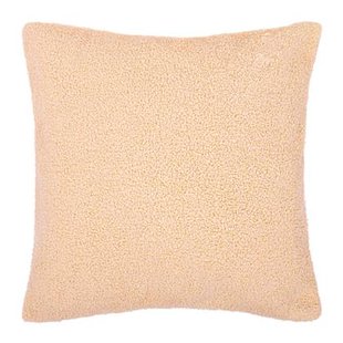 QUVIO Sierkussenhoes teddy - 45x45cm - Bruin