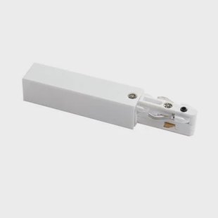 QAZQA Voeding voor 1-fase rail wit - Slimline