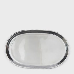 Riviera Maison Dienblad Klein Zilver - Wavy Mini - Aluminium Riviera Maison Dienblad Klein Zilver - Wavy Mini - Aluminium