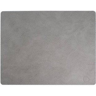 LIND DNA Placemat Hippo - Leer - Anthracite Grey - 45 x 35 cm LIND DNA Placemat Hippo - Leer - Anthracite Grey - 45 x 35 cm