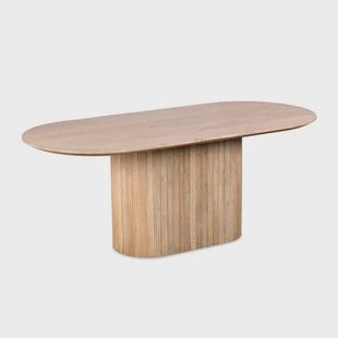 Lewis & Loft Eettafel Lynn - Ovaal - 200x90 cm - Naturel