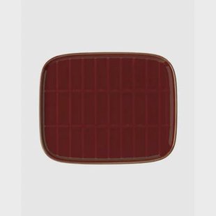 Marimekko Oiva | Tiiliskivi bord Keramiek 15x12cm Rood