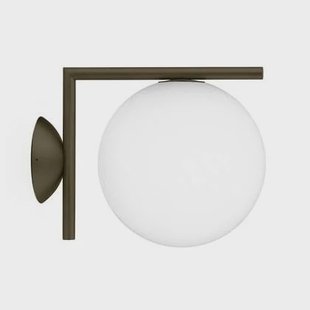 Flos IC Lights C|W1 Outdoor wandlamp donkerbruin