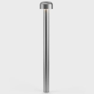 Flos Bellhop sokkellamp LED hoog roestvrij staal