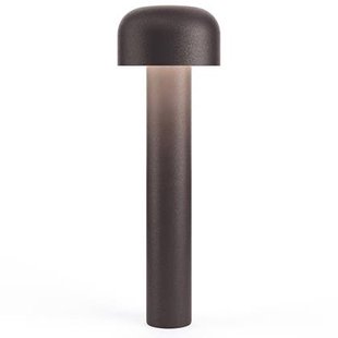 Flos Bellhop sokkellamp LED laag donkerbruin