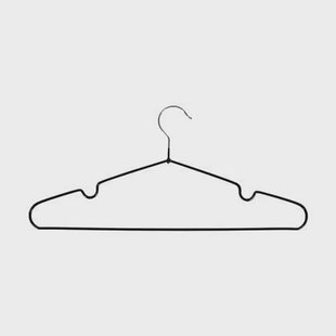 Artichok Esmee kledinghangers zwart - set van 10