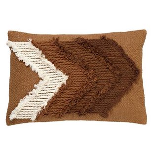 Dutch Decor sierkussen ARROW - 40x60 cm Tobacco Brown