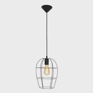 Mexlite - hanglamp - Minimalics - zwart - metaal - Ø 15cm - E27 -