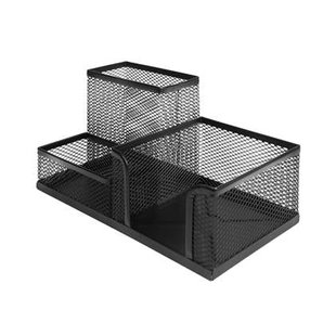 QUVIO Bureau organizer met gaas - Zwart QUVIO Bureau organizer met gaas - Zwart