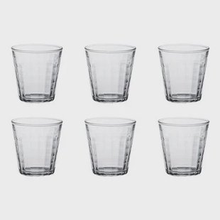 Duralex Prisme Waterglas 22 cl - Gehard glas - 6 stuks
