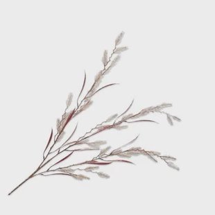 Silk-ka Kunstbloem-Zijde Bloem Gras Tak Goud 81 cm