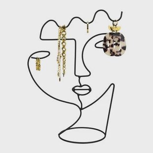 LYVION Sieradenrekje - Abstract - Zwart