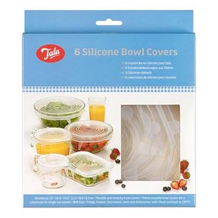 Schaal Covers, Set van 6 Stuks, Siliconen, Transparant - Tala