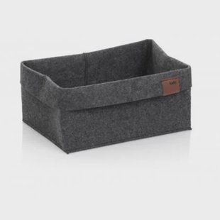 Mand, 26 x 19 cm, Vilt, Donkergrijs - Kela | Fay