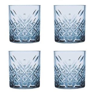 Pasabahce Waterglas Timeless 35.5 cl Blauw 4 stuks