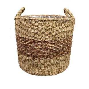 Ter Steege Plantenmand voor Binnen Zeegras Beige-Bruin D 26 cm H 23 cm Ter Steege Plantenmand voor Binnen Zeegras Beige-Bruin D 26 cm H 23 cm