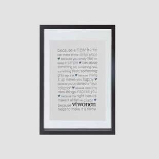 vtwonen Fotolijst Zwart - A4-formaat