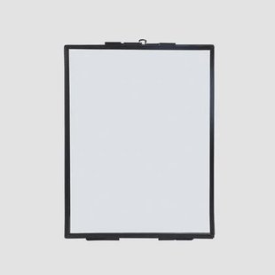 vtwonen Fotolijst Zwart/Metaal Incl. Slot en Leren Koord - 20 x 26 cm