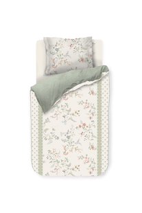 Pip Studio Dekbedovertrekset Kili Flower Wit 140x200/220cm