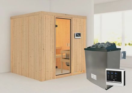 Karibu | Tromsö Sauna | Kachel 9 kW Externe Bediening