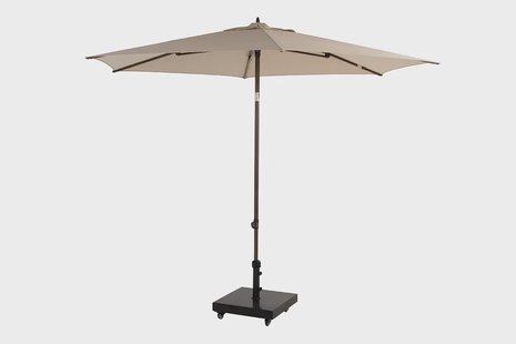 4 Seasons Outdoor | Azzurro Parasol Ø300 cm | Wenge Frame Beach